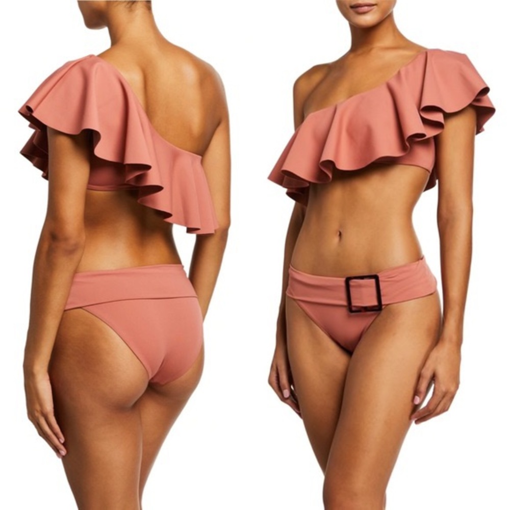 NWT We Wore What Swim Top in Canyon Rose - Picture 2 of 4